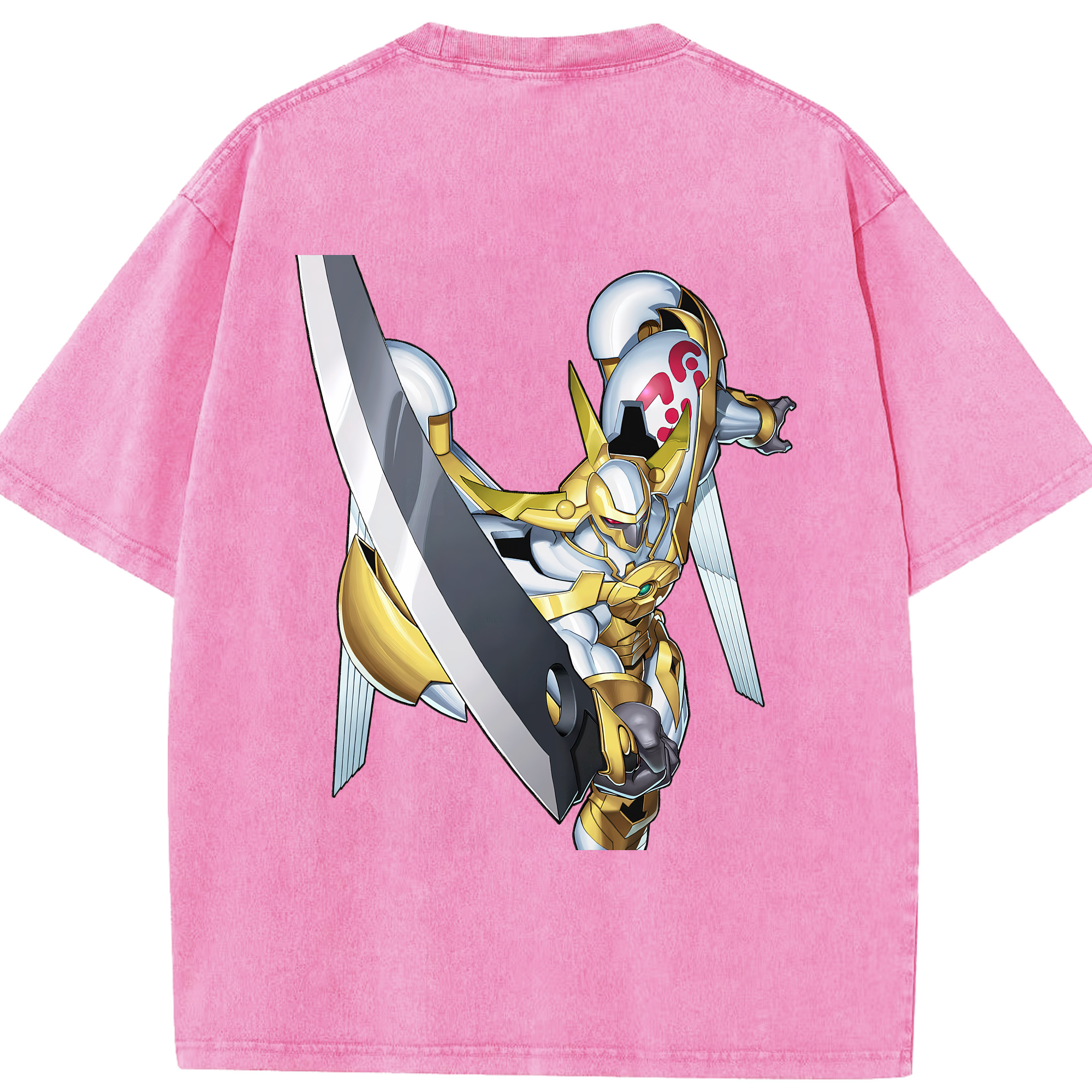 （画像用） 遊☆戯☆王 Yu-Gi-Oh! 綿100% ヴィンテージ風 半袖Tシャツ（背面プリント）